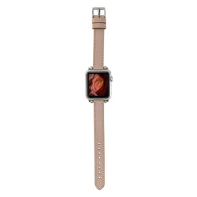 Seamy Ferro Style Apple Watch-band van echt leer