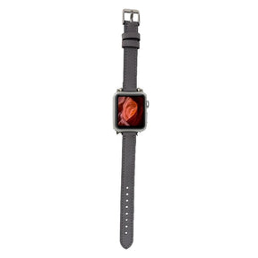 Seamy Ferro Style Apple Watch-band van echt leer