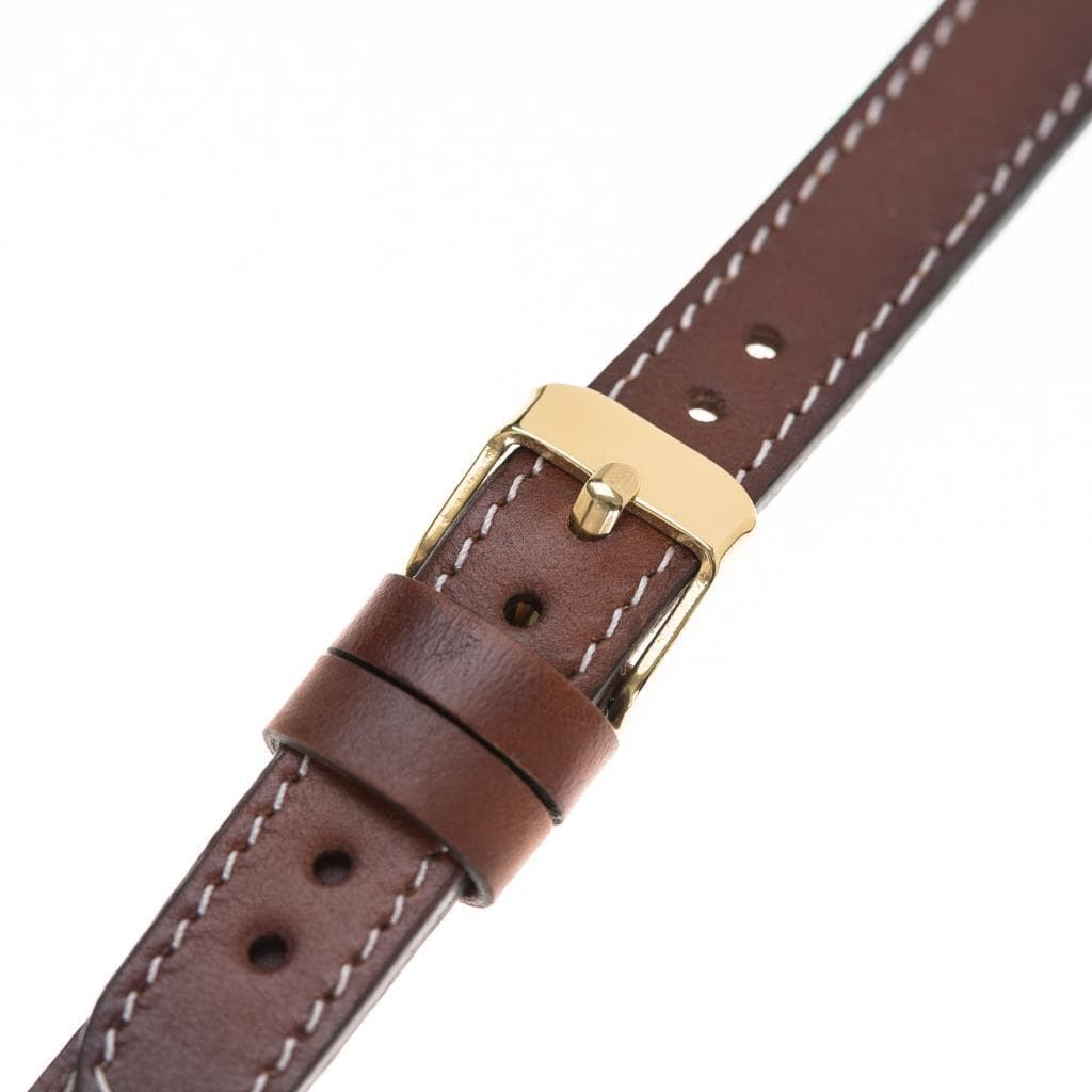 Seamy Ferro Style Apple Watch-band van echt leer