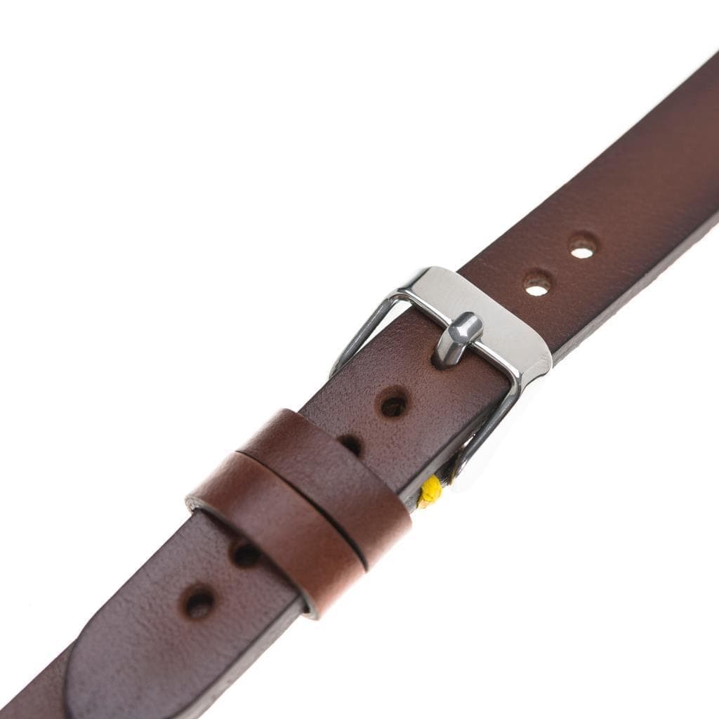 Seamy Ferro Style Apple Watch-band van echt leer