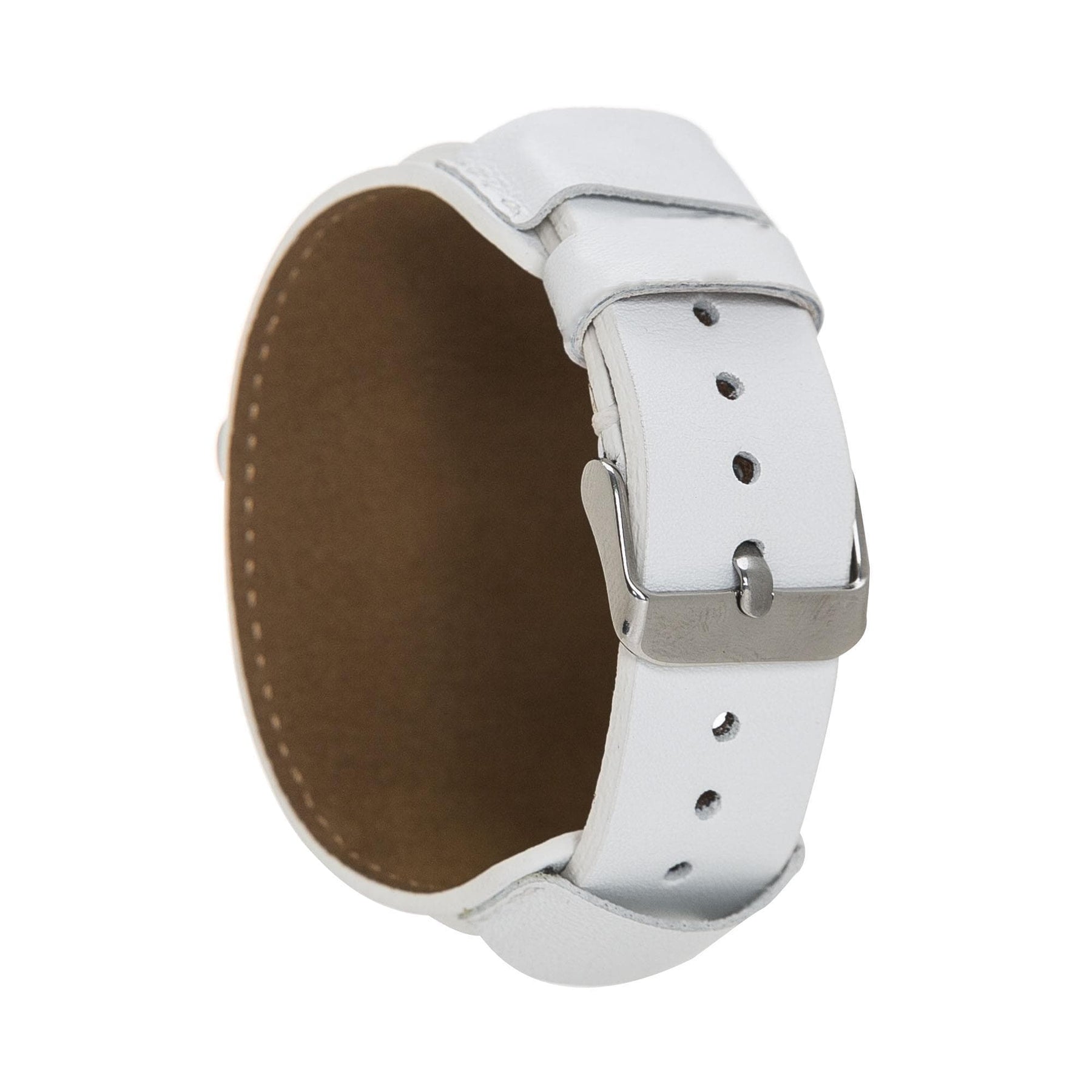 Pulsar-armband in manchetstijl van echt leer voor de Apple Watch