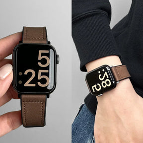 Leren Horlogebandje Voor Smartwatch Verstelbaar