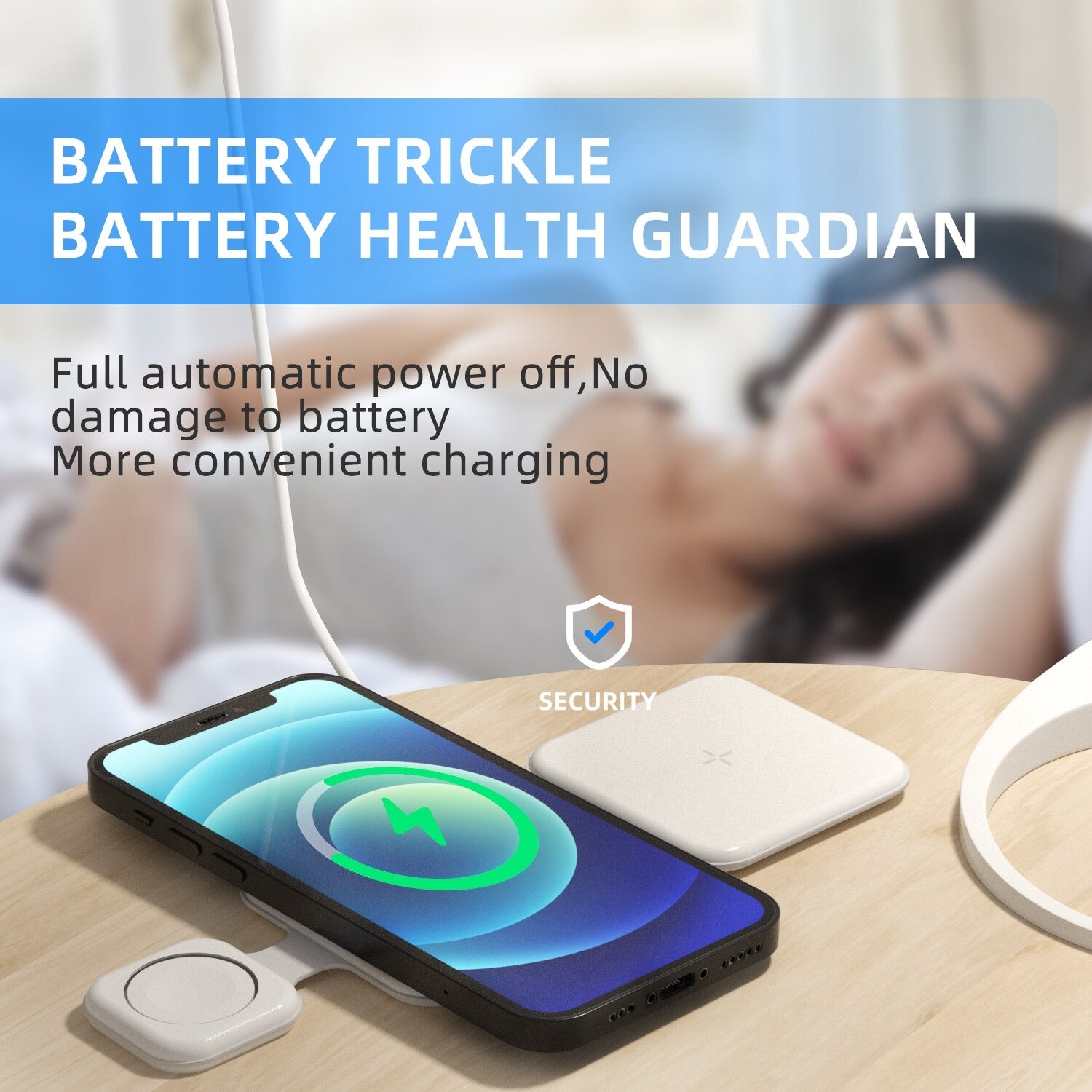 Opgevouwen laadstation als compacte reisaccessoire