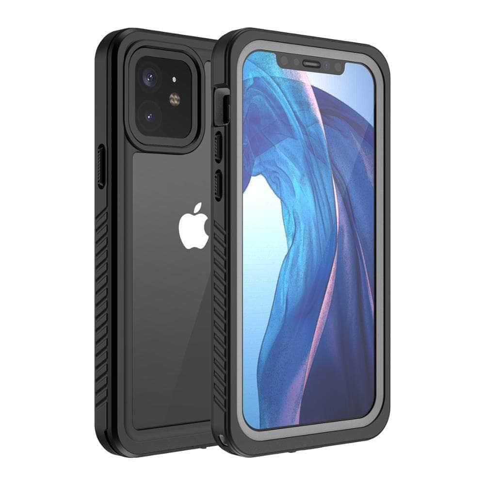 Waterdichte hoes om een iPhone 12 voor bescherming tegen water en stof