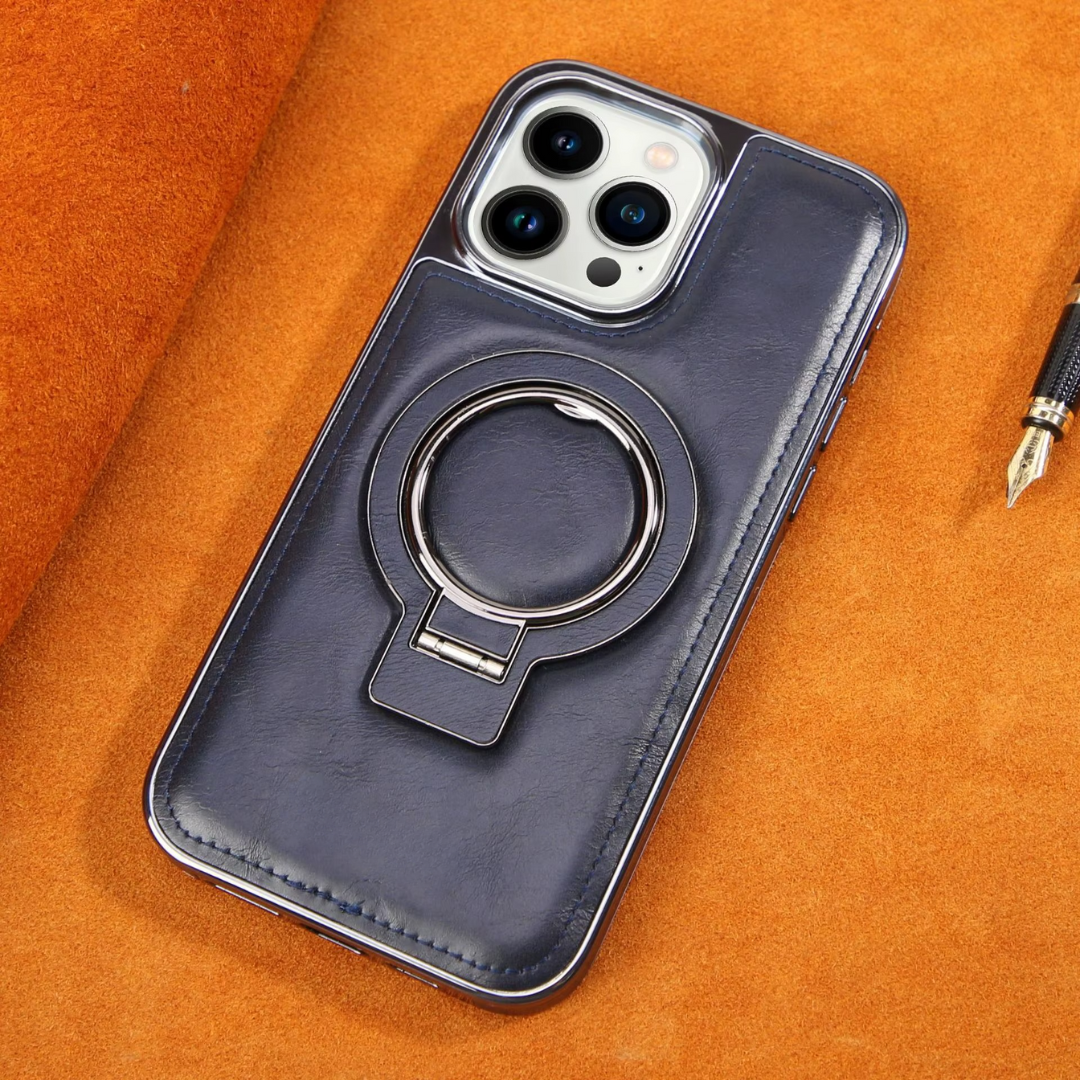 iPhone Hoesje Met Leren Look