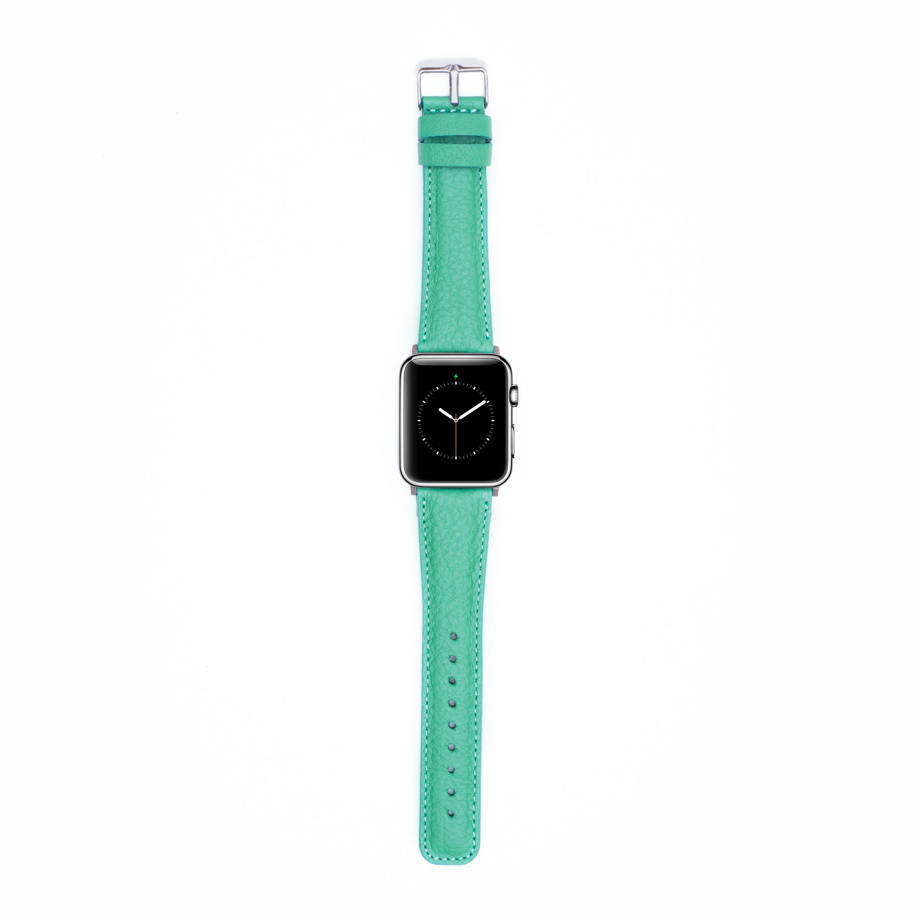 Leren Bandje Apple Watch - Gras Groen - Oblac