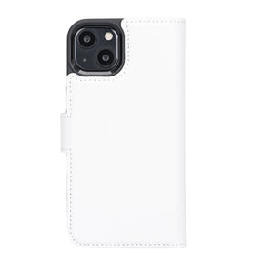 iPhone 13 hoesje wit leer